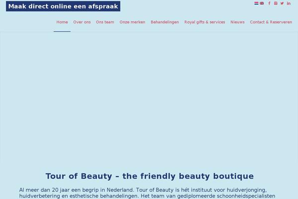 tourofbeauty.nl site used Tourofbeauty