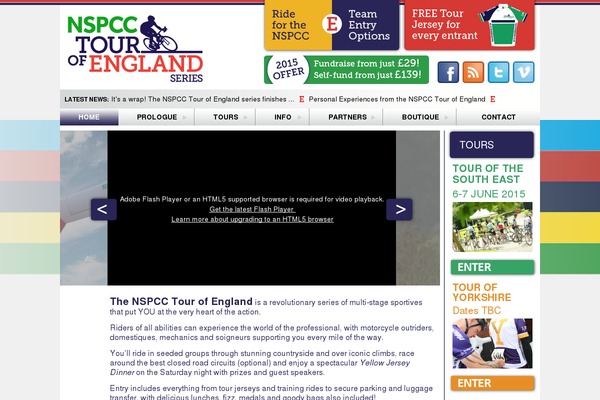 Tour theme site design template sample