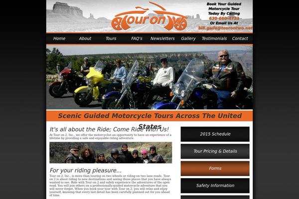 Tour theme site design template sample