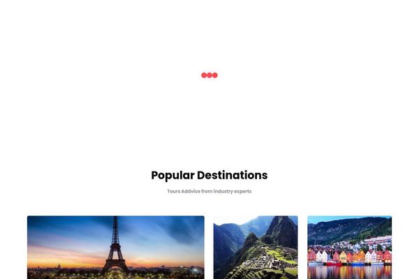 Site using Grandtour-custom-post plugin