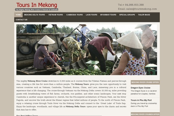 Straightahead theme site design template sample