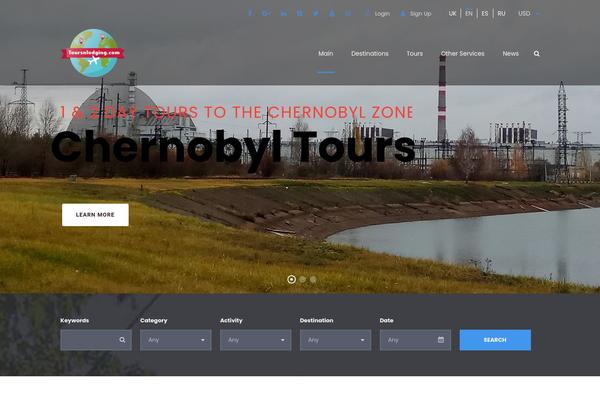 Traveltour-child theme site design template sample