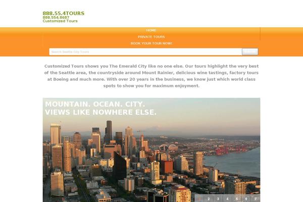 Seattle theme site design template sample