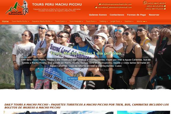 Site using Grandtour-custom-post plugin