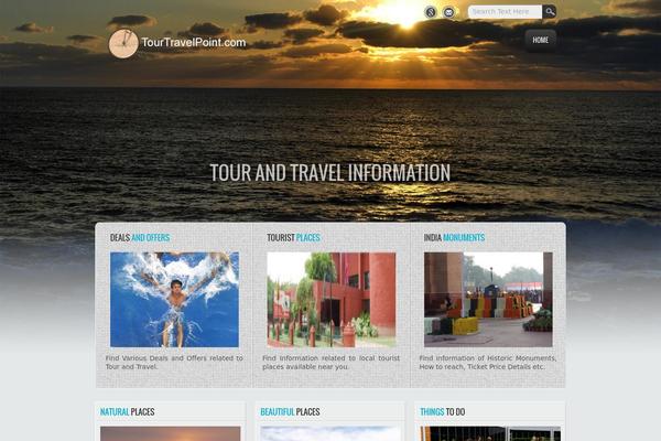 Travel Lite theme site design template sample