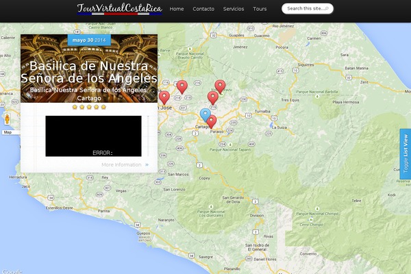 Explorable theme site design template sample