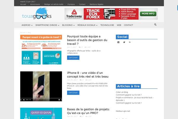 Site using Qodeblock plugin