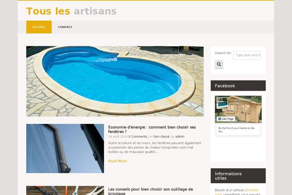 Flatastic theme site design template sample