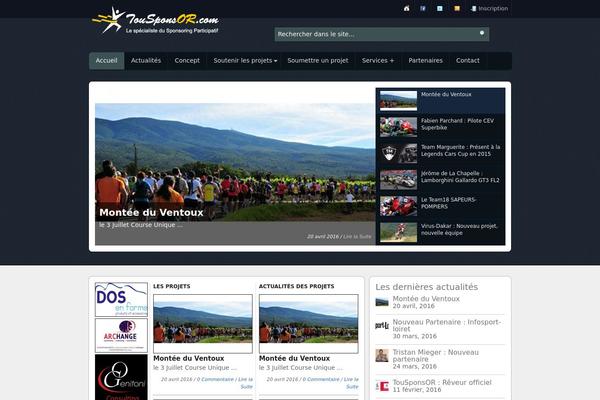 Snapwire theme site design template sample