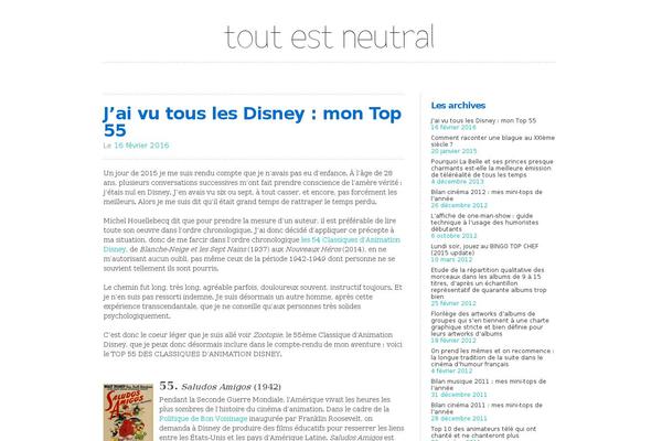 Site using Twiget Twitter Widget plugin