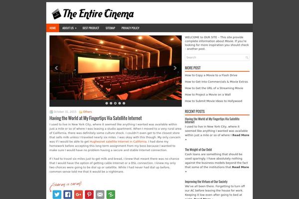 Brando theme site design template sample