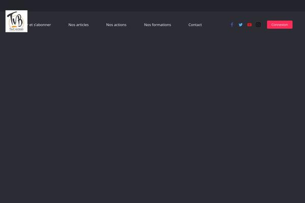 Site using BNS Corner Logo plugin