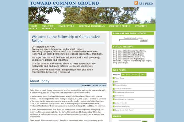 towardcommonground.org site used Blue_green_harmony