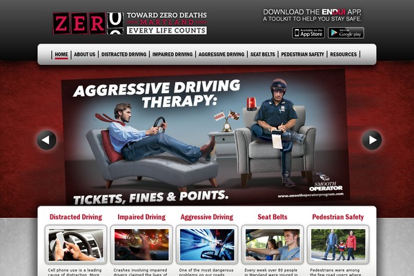 towardzerodeathsmd.com site used Tzd