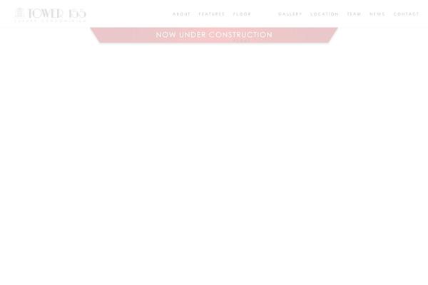 Tower theme site design template sample