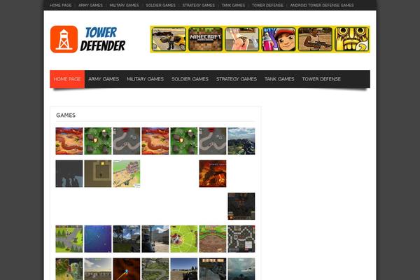 Gameleon theme site design template sample