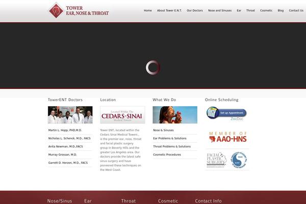 inFocus theme site design template sample