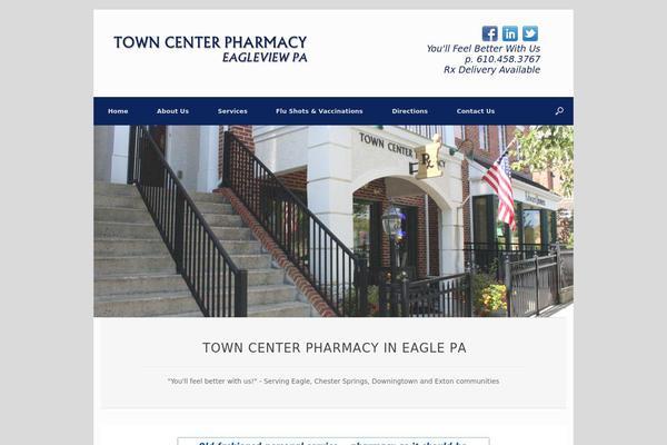 Vantage theme site design template sample