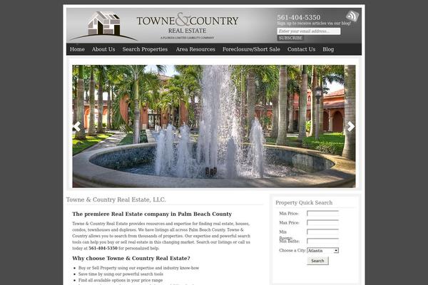 AgentPress theme site design template sample