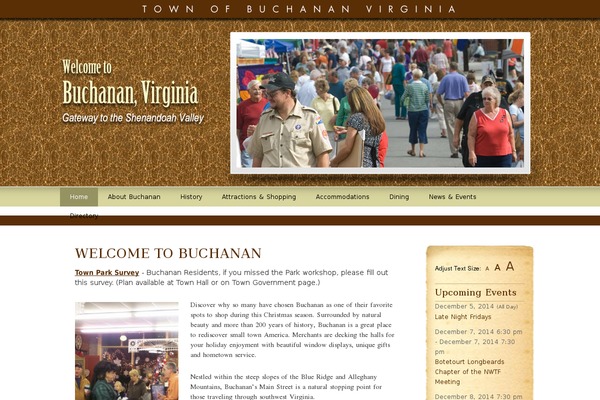 townofbuchanan.com site used Buchanan
