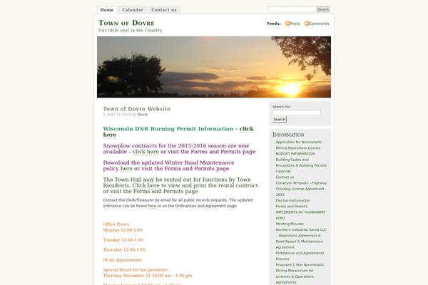 Misty Look theme site design template sample