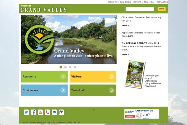 townofgrandvalley.ca site used Gvalley