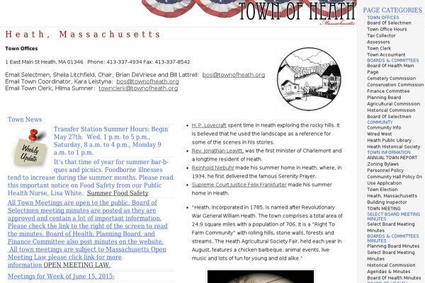 Classic theme site design template sample