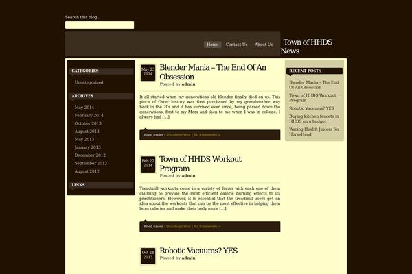 townofhhds.com site used Chronicles
