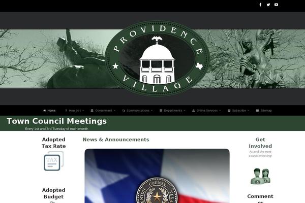 Dynamix theme site design template sample