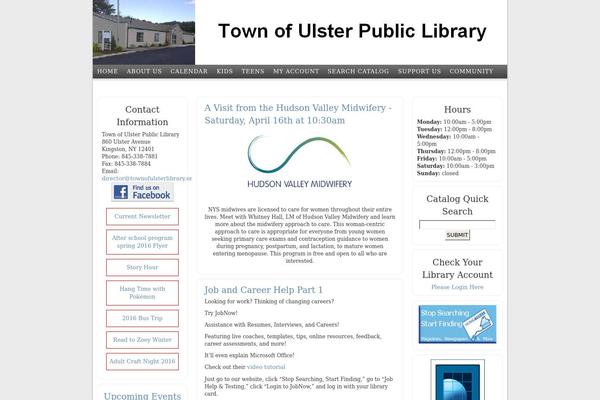 Library_default theme site design template sample