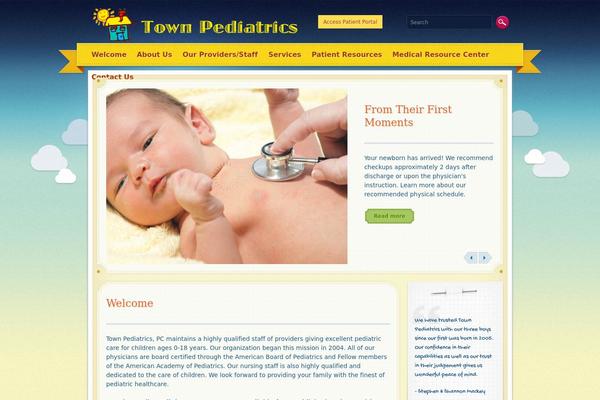 Kiddo theme site design template sample