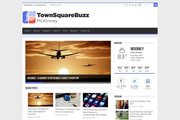 Sahifa theme site design template sample