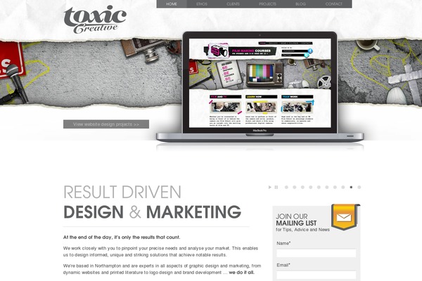 Site using Metro-style-social-widget plugin