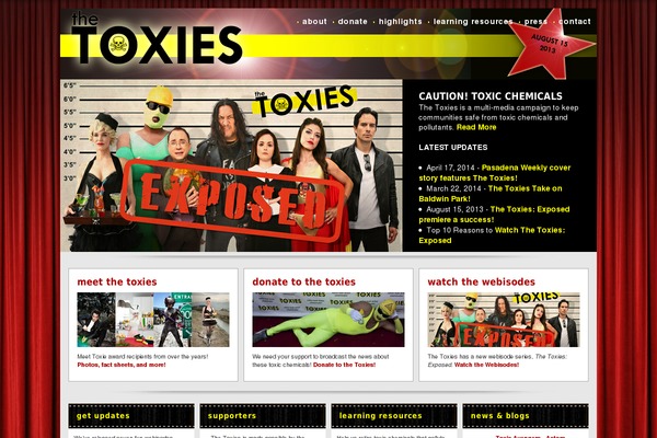 Site using Information Reel plugin