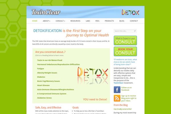 Chameleon Child theme site design template sample