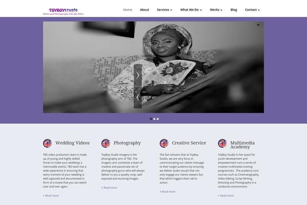 Biznez Lite theme site design template sample
