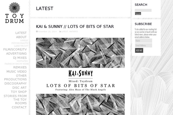 Ubergrid theme site design template sample