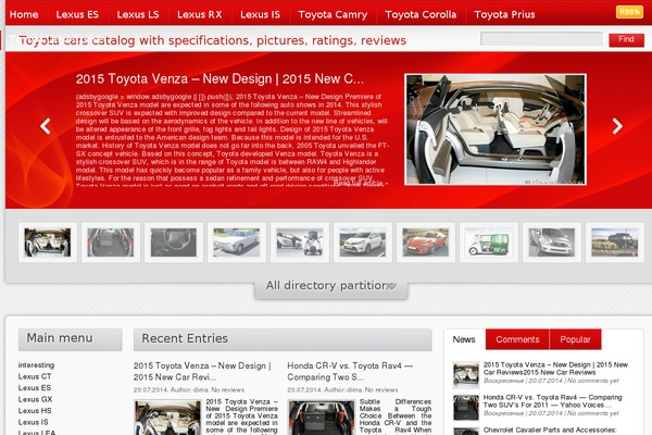 Directorynews theme site design template sample