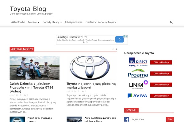 Site using Fancy Gallery plugin