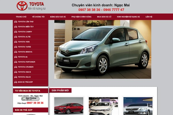 toyota-cantho.com.vn site used Toyota