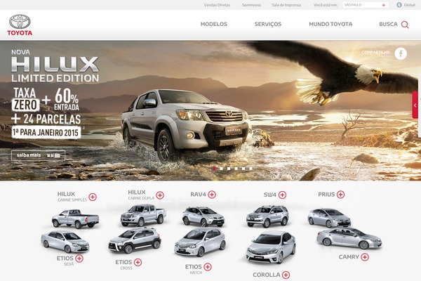toyota theme websites examples