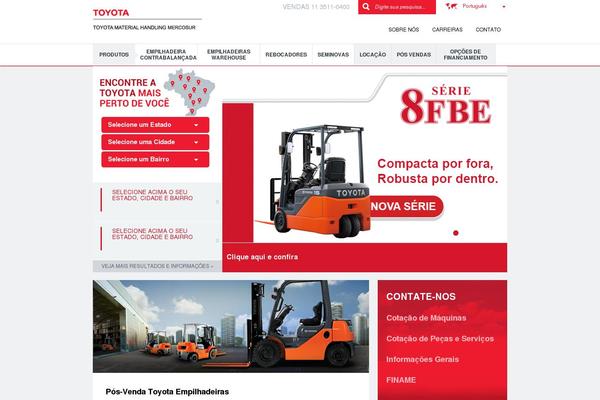 Toyota theme site design template sample