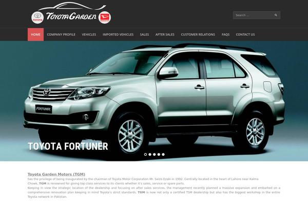 RedLine theme site design template sample