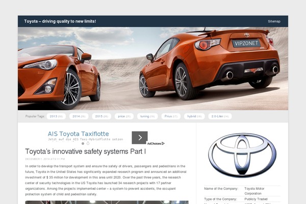 Meeta theme site design template sample