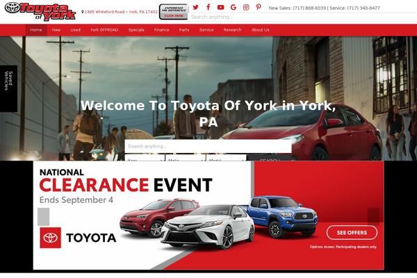Dealer Inspire common theme site design template sample