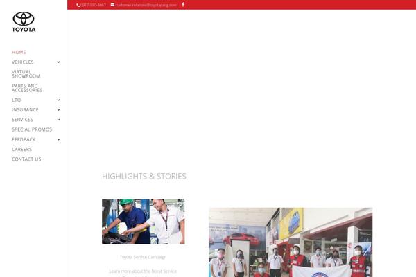 toyotapasig.com site used Divi-child-master