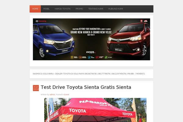 Avenue theme site design template sample