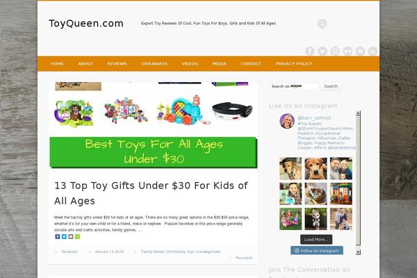 Site using Social Profiles Widget plugin