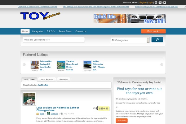ClassiPress theme site design template sample