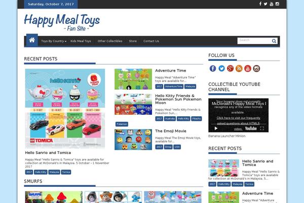 SuperMag theme site design template sample
